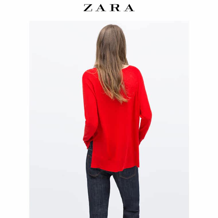 ZARA 女装 侧开叉针织衫 01509103600