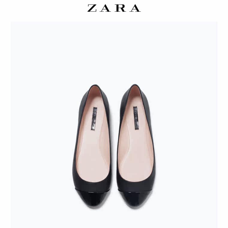 ZARA TRF 女鞋 包头芭蕾鞋 17256001040