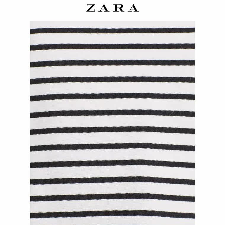 ZARA TRF 女装 双面条纹 T 恤  00264272104