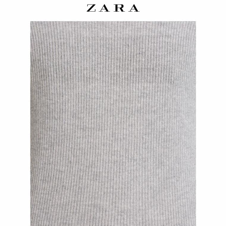 ZARA 男装 罗纹针织山羊绒针织衫 00367322803