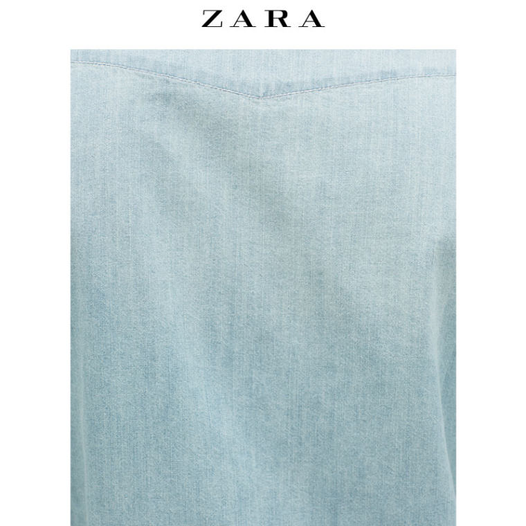 ZARA 男装 基本款牛仔衬衫 06096421406