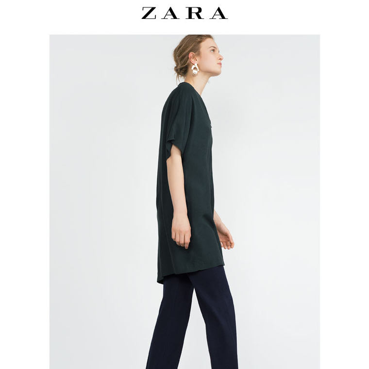 ZARA 女装 V 领长衫 03666152552