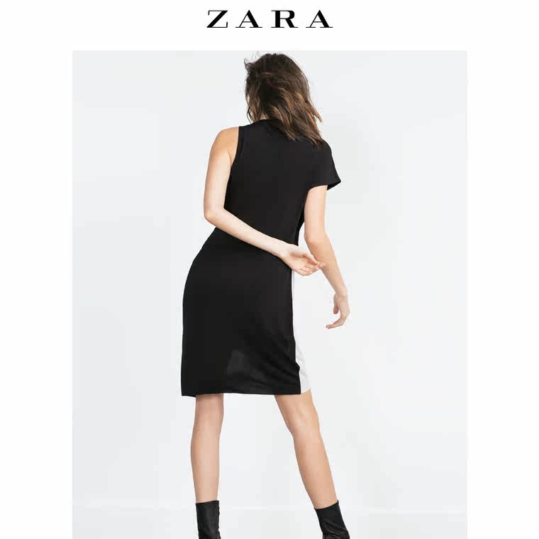 ZARA 女装 垂褶连身裙 05410228800