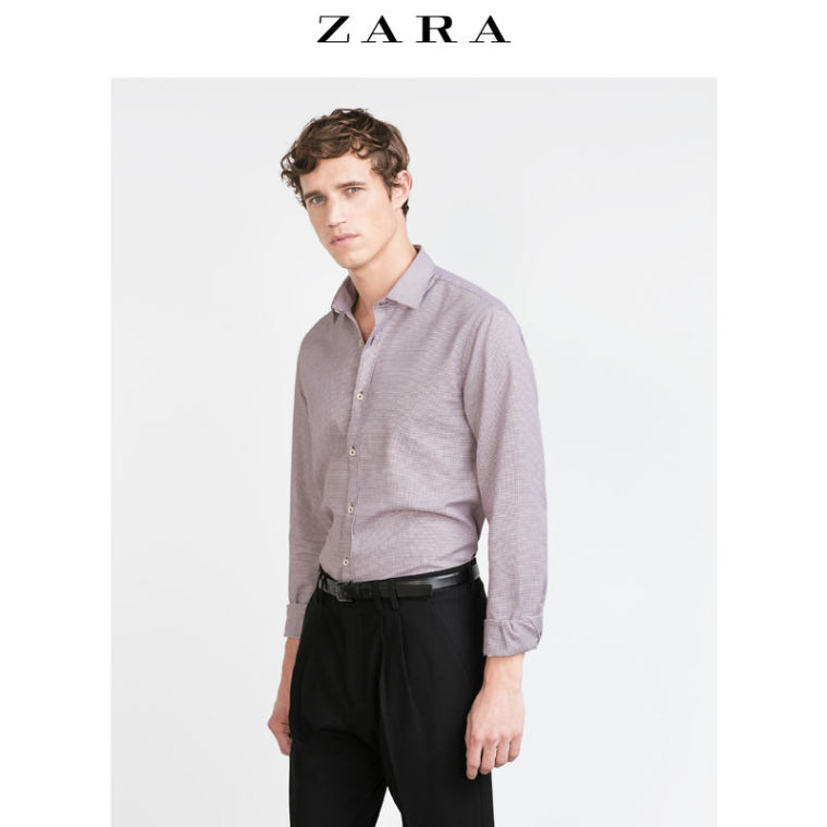 ZARA 男装 双色衬衫 00072262605