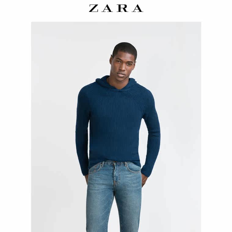 ZARA 男装 连帽开士米针织衫 00367321400