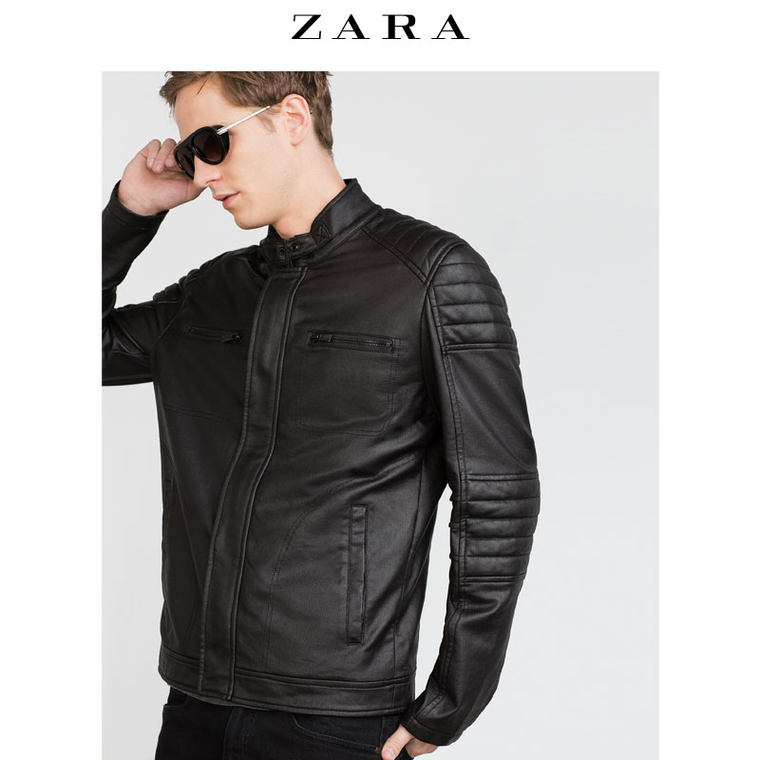 ZARA 男装 机车外套 00706313800