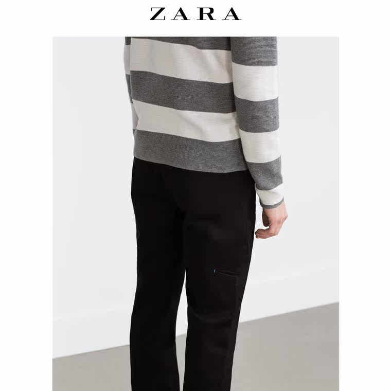 ZARA 男装 科技布料慢跑裤 06861363800