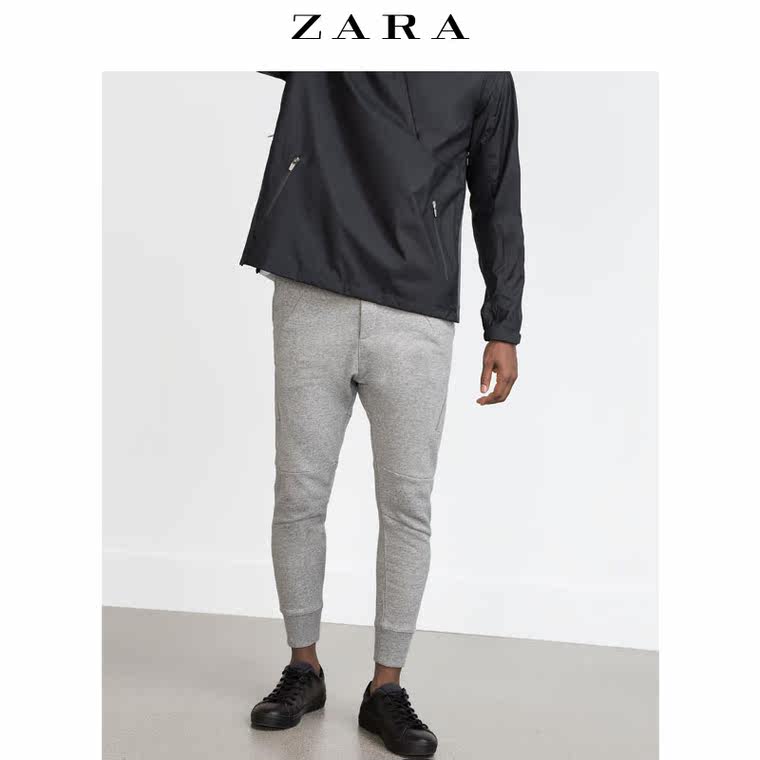 ZARA 男装 拉链裤  00761301803