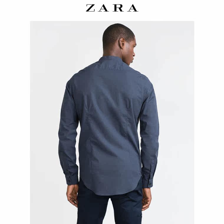 ZARA 男装 立领衬衫 06887301401