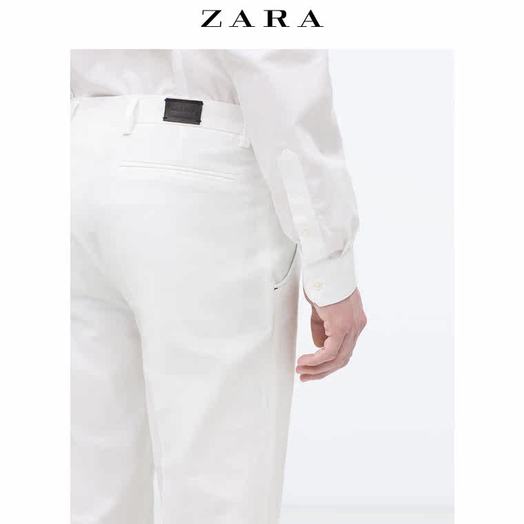 春夏折扣 ZARA 男装 棉质长裤 05418403250