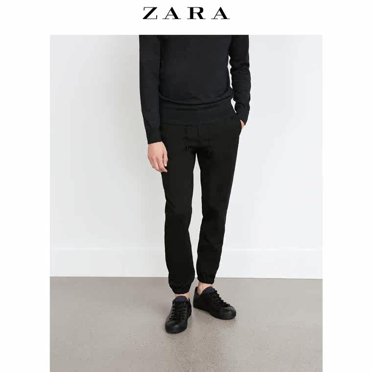 ZARA 男装 针织慢跑裤 00340300800