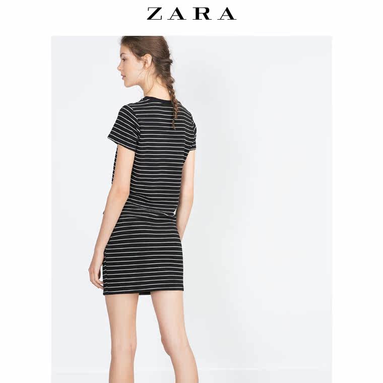 ZARA TRF 女装 提花迷你裙 05039286064