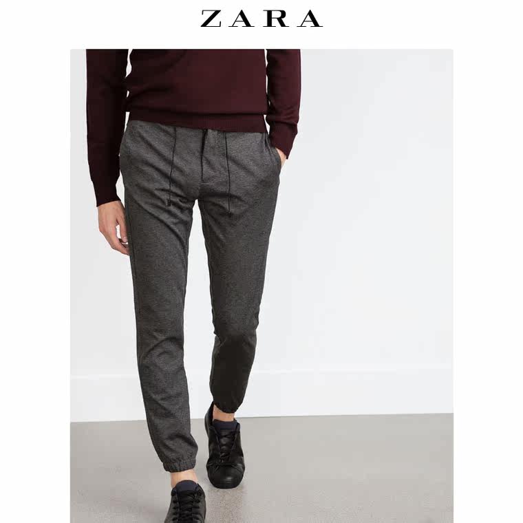 ZARA 男装 针织慢跑裤 00340300802