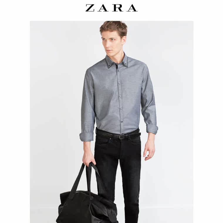 ZARA 男装 双领衬衫 05588300802