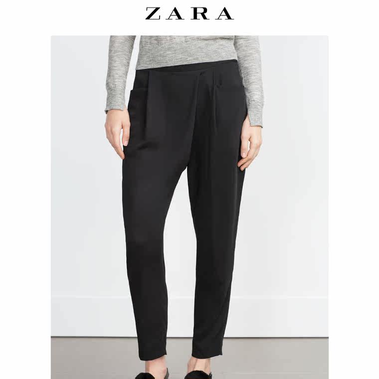 ZARA 女装 宽松长裤 07711394800