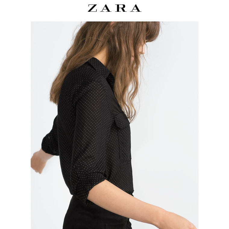 ZARA 女装 印花罩衫 04479244800