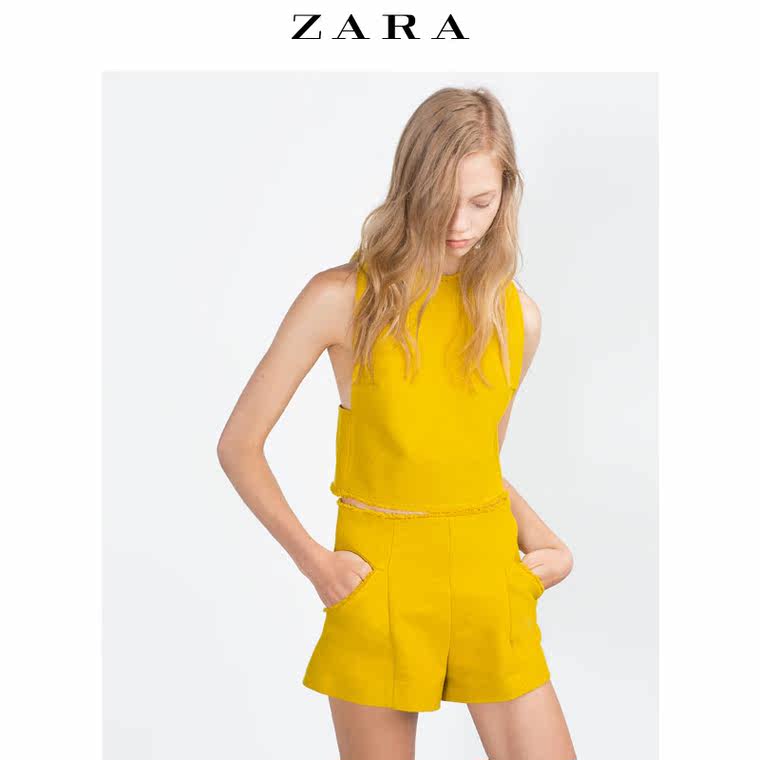 ZARA TRF 女装 磨损上衣 00715001510