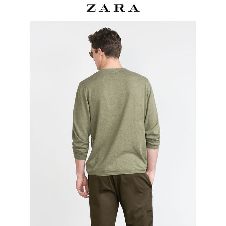 ZARA 男装 细针针织衫 00367305500