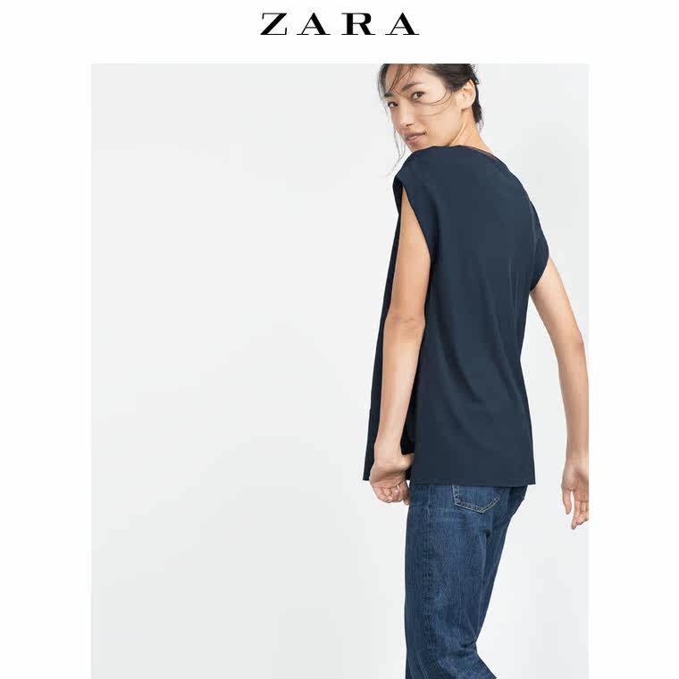 ZARA 女装 圆领 T 恤 05580825401