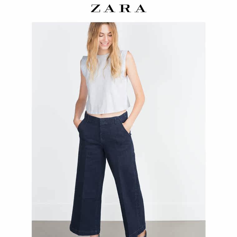 ZARA TRF 女装 背面打褶上衣 08342200441