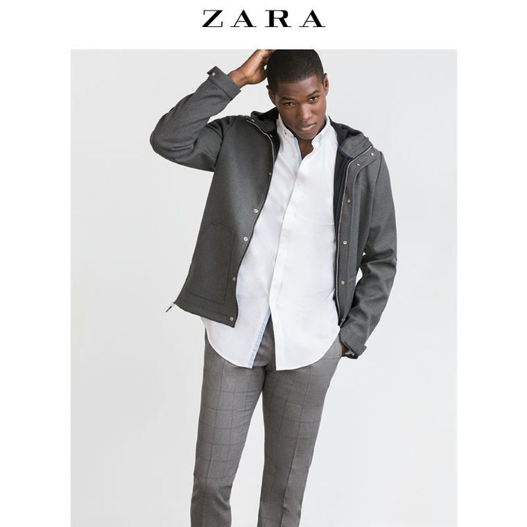 ZARA 男装 连帽背心  03918301802