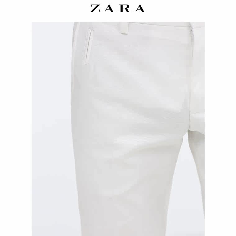 春夏折扣 ZARA 男装 棉质长裤 05418403250