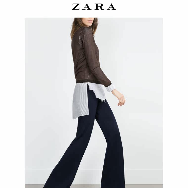 ZARA 女装 开叉装饰针织衫 06771110716