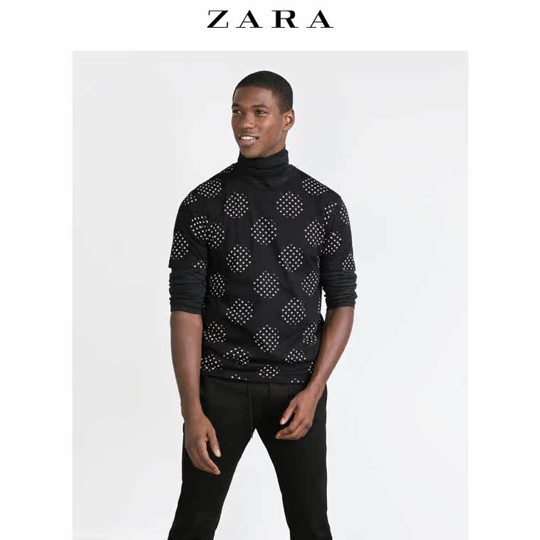 ZARA 男装 星星和大圆点 T恤 00679315800