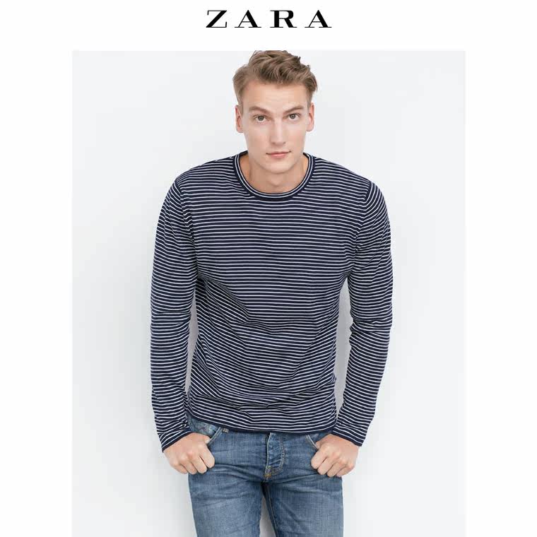 ZARA 男装 条纹针织衫 00367352401