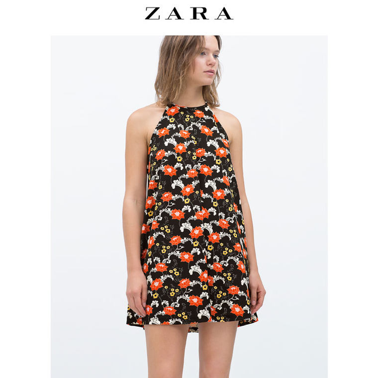 ZARA TRF 女装 提花连身裙 05584279021