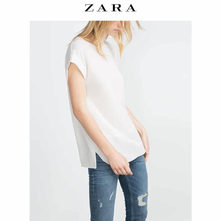 ZARA 女装 圆领 T 恤  05580825251