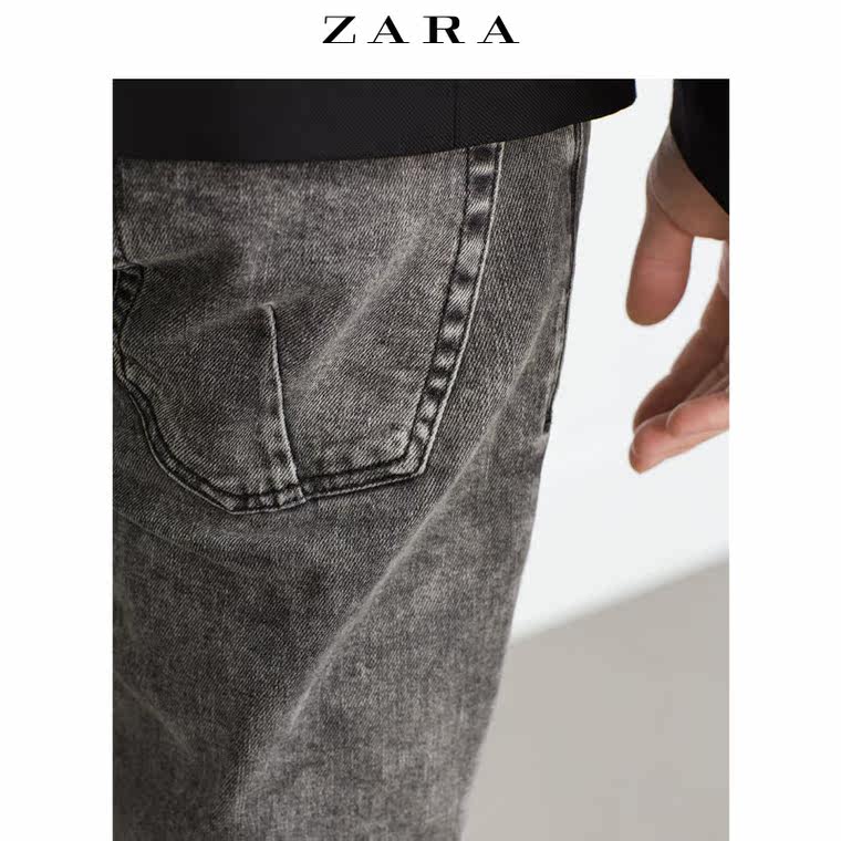 ZARA 男装 修身丹宁裤 06855320809