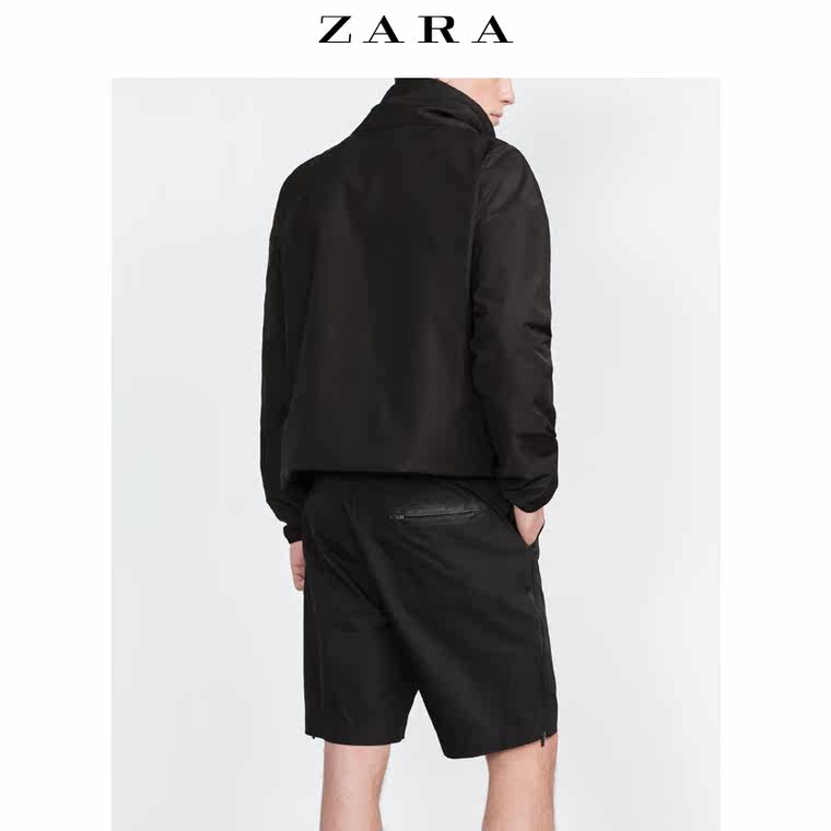 ZARA 男装 侧拉链百慕大短裤 06096301800