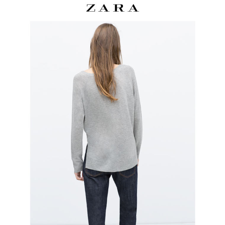 ZARA 女装 侧开叉针织衫 01509103803