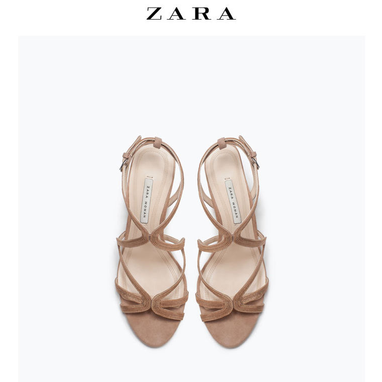 ZARA女鞋 链饰高跟凉鞋 11550001098