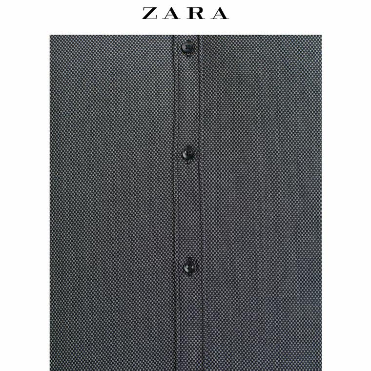 ZARA 男装 纹理碎花衬衫 03894302800