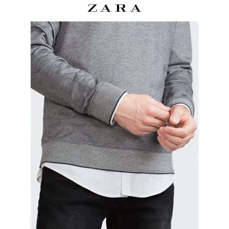 ZARA 男装  素色运动衫 09240310811