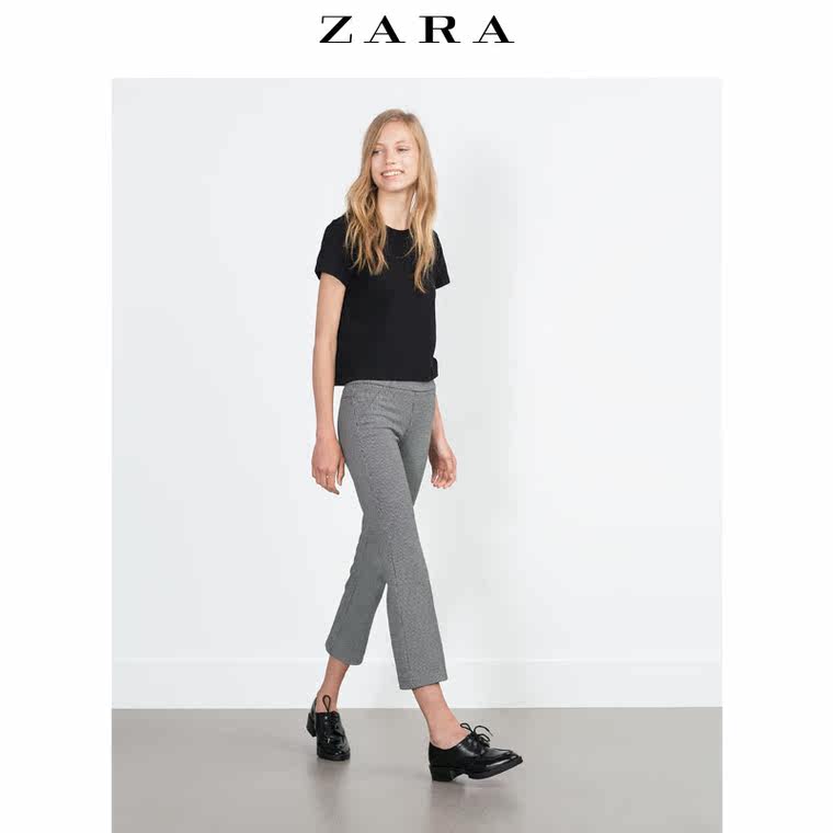 ZARA TRF 女装 喇叭剪裁紧身裤 07248078064