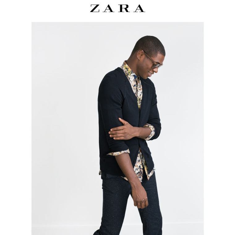 ZARA 男装 粘胶开衫 05755305401