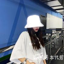 Japanese basin hat Japanese luminous hat childrens personality fishermans hat cool reflective cap night running empty hat man