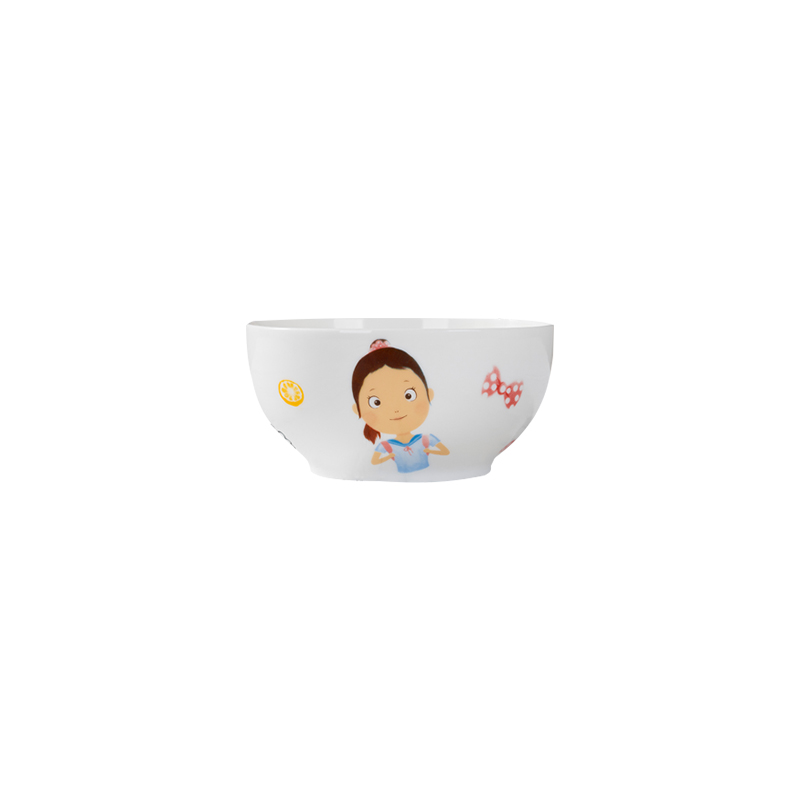 The Parent - child ceramic creative cartoon bowl dish grandpa grandma father mother family creative suite for the family