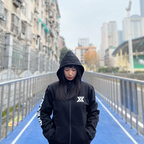 XPODIUM Sweats Tide Brand Plus Velvet Sports Fitness Casual Jacket Loose Autumn Winter Hooded ins Tide Joker