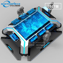 Information electronic sand table 100 inch LCD screen console console Command center display operation equipment