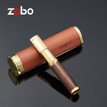 Positive plate solid wood cigarette holder filter circulating type washable thick and thin double duty female men smoking special filter