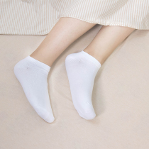 Pure socks childrens summer thin cotton comfortable breathable white socks mens low-top sports sweat-absorbing deodorant socks