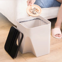 Trash can home living room bedroom kitchen bathroom office Hotel creative simple large with lid