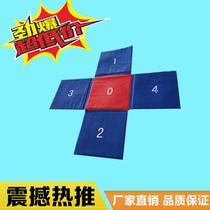 Factory direct sales cross jump pad multi-function jump pad baby crawling pad sensory integration early education puzzle jump pad