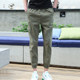 Pants male spring and summer thin section slim feet nine points pants harem pants men casual pants nine points pants male Korean version of the trend Pants male spring and summer thin section slim feet nine points pants harem pants men casual pants nine points pants male Korean version of the trend