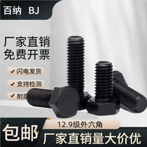 12 Grade 9 outer hexagon screw outer hexagonal bolt M6 cm M8M10M12M14M16M18M20M24M27M30