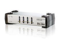 En macro CS1734A 4-port USB KVM multi-computer switcher with audio function
